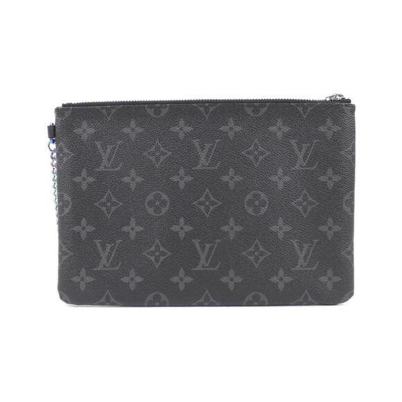 LOUIS VUITTON Black Monogram Pouch - Picture 2 of 6
